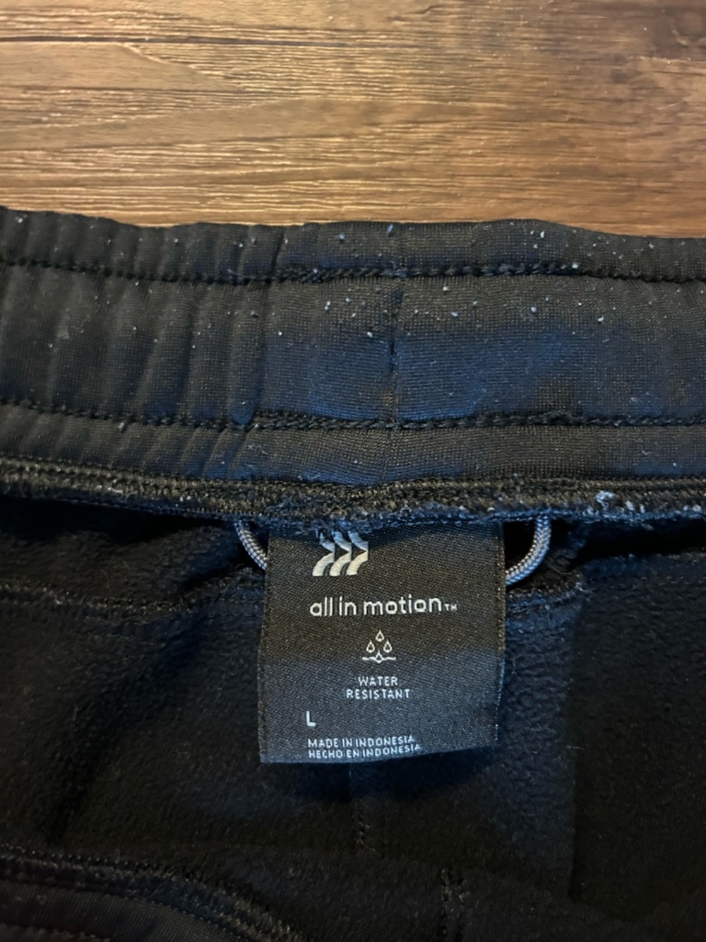 all in motion Black Elastic Waist Jogger Pants - Picture 2 of 3